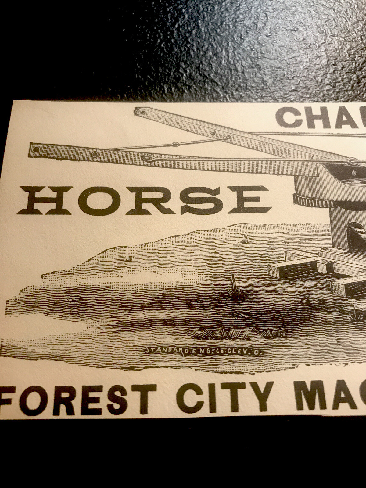 1889 Forest City Machine Works Implement Farm Advertising – Cleveland – Ohio