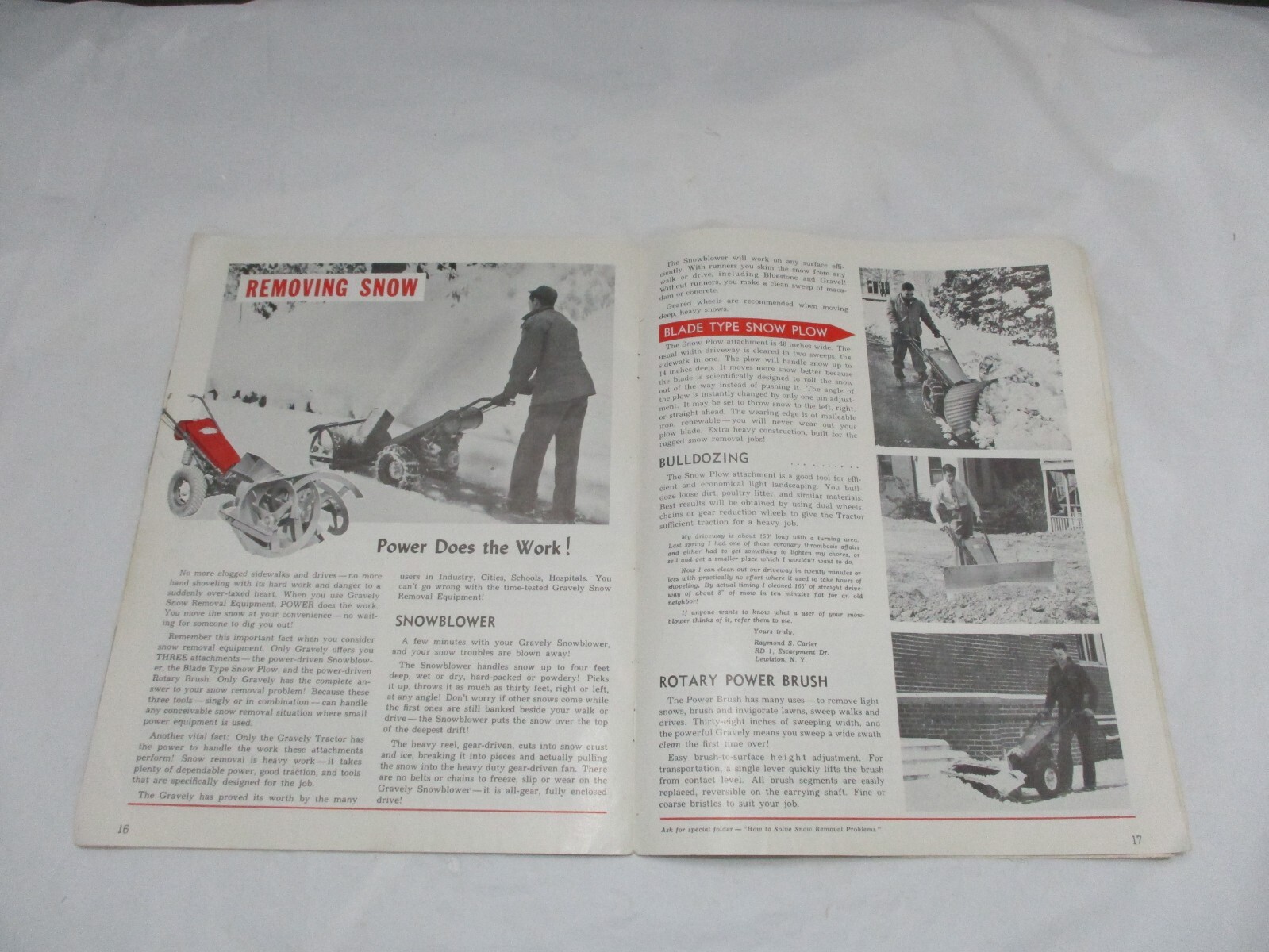 1953 Gravely Power Equipment Catalog Lawn Garden Farm Equipment