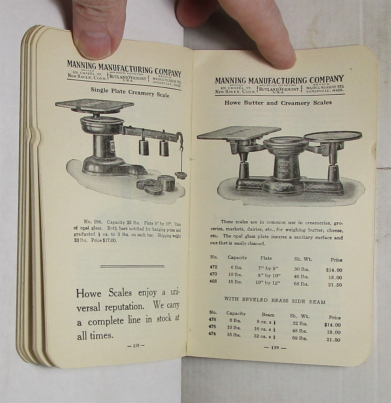 1920s catalog of Manning Manufacturing dairy equipment (Rutland, Vermont)