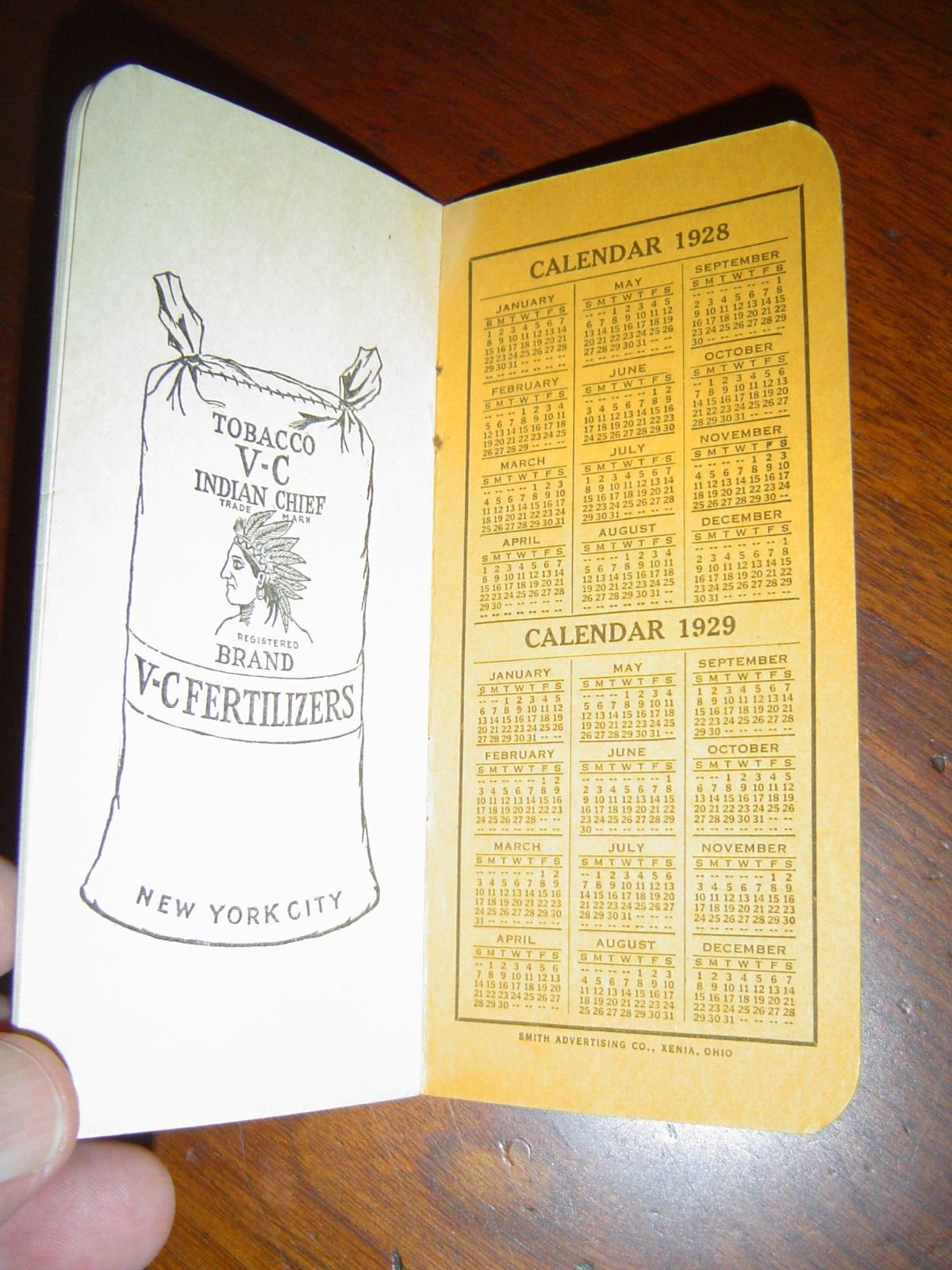 1928 V-C Double Owl Fertilizers Virginia Carolina Chemical Co. New York City