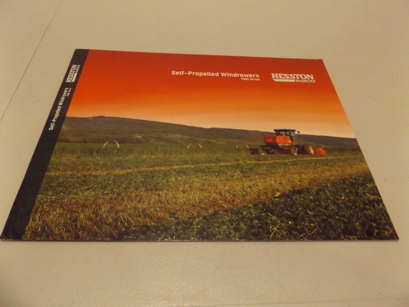 AGCO HESSTON SELF-PROPELLED WINDROWERS 9000 SERIES, LIT # HS00951209 (08) 5
