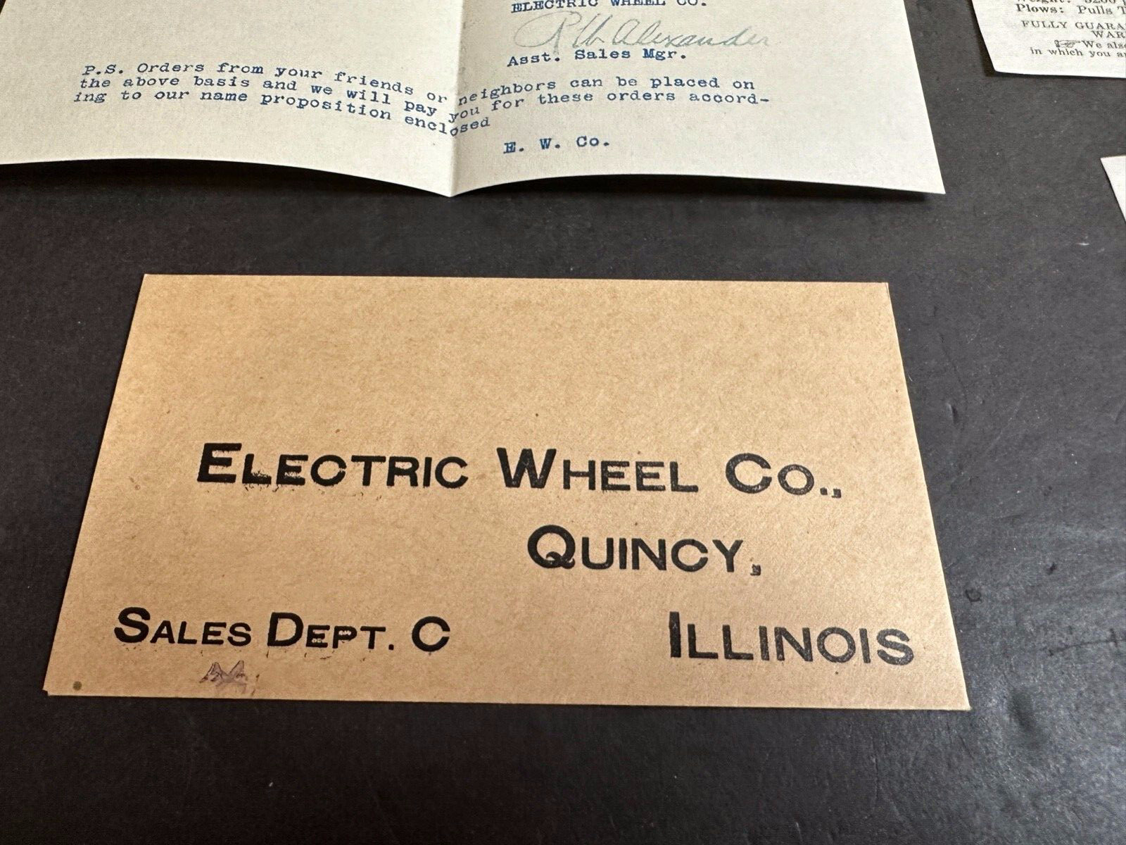 Vintage Electric Wheel Bryson Farm Truck Wagon Brochure/Poster, Circa 1920?