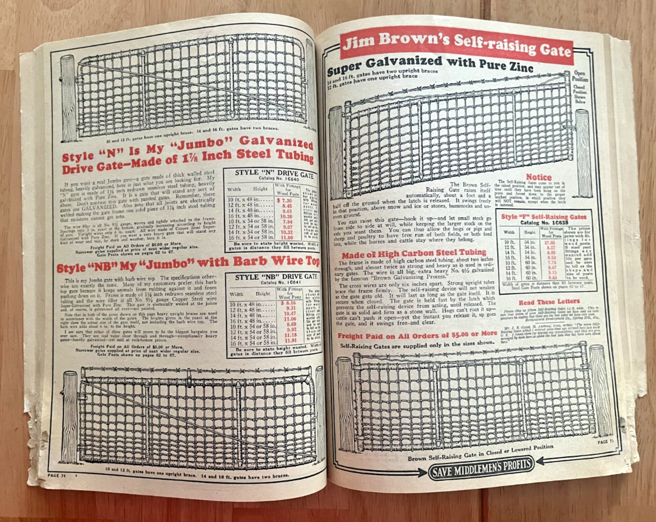Jim Brown&rsquo;s 1932 farm & Fence illustrated catalog Brown fence & Wire Co