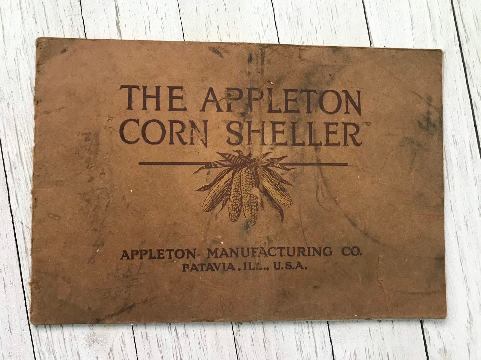 Early 1900&rsquo;s Appleton Corn Sheller Catalog New Hero 2-Hole Sheller