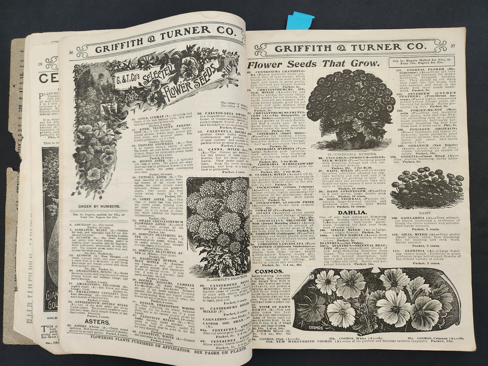 1905 antique GRIFFITH TURNER baltimore md FARM GARDEN SUPPLY CATALOG agriculture