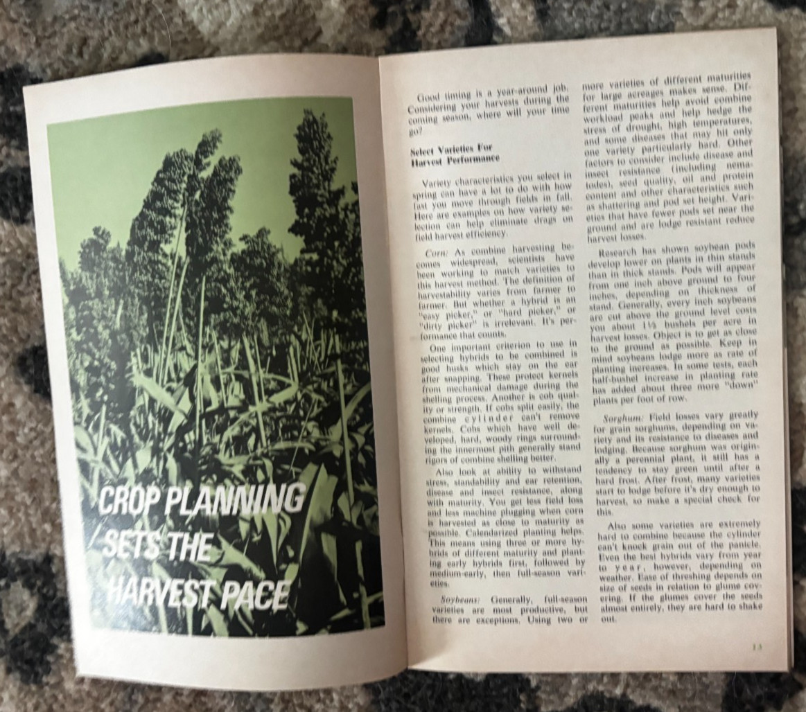 New Holland GrainPower For Profit In the 70&rsquo;s Brochure DCPA26