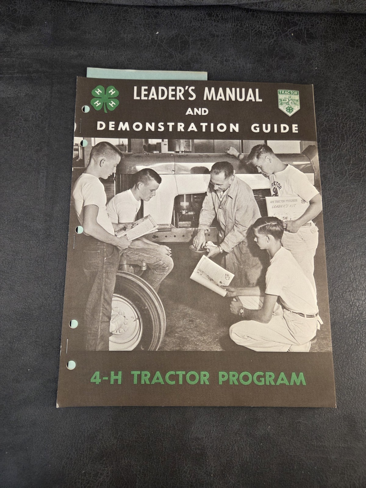 Vintage 1960s 4-H Manual Lot (5) Tractor Small Engine Automotive Safety Iowa