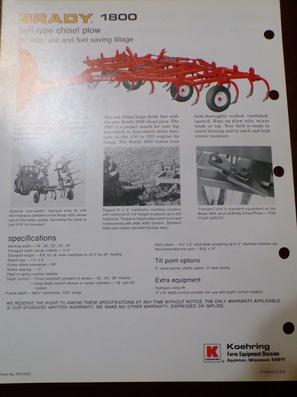 Fox Brady Shredders, Plow, Blower Sales Brochures, 4 items