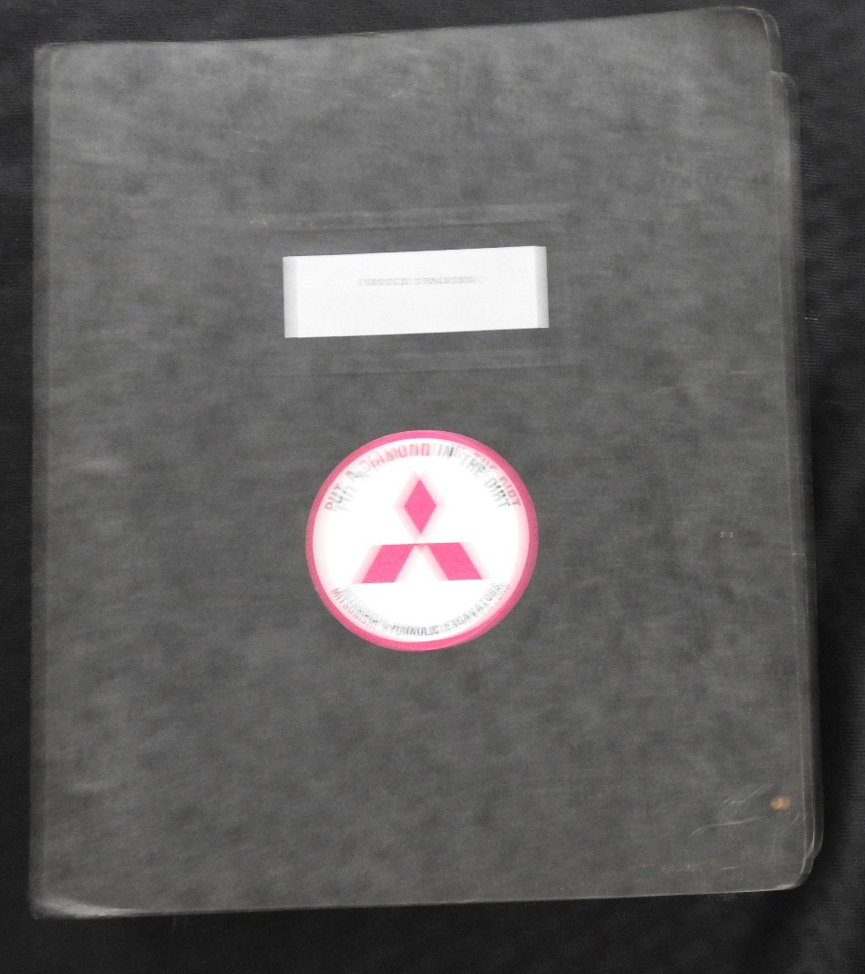 c.1980 Mitsubishi Excavator Sales Catalog Manual MS 070 120 180 230 280 380 580