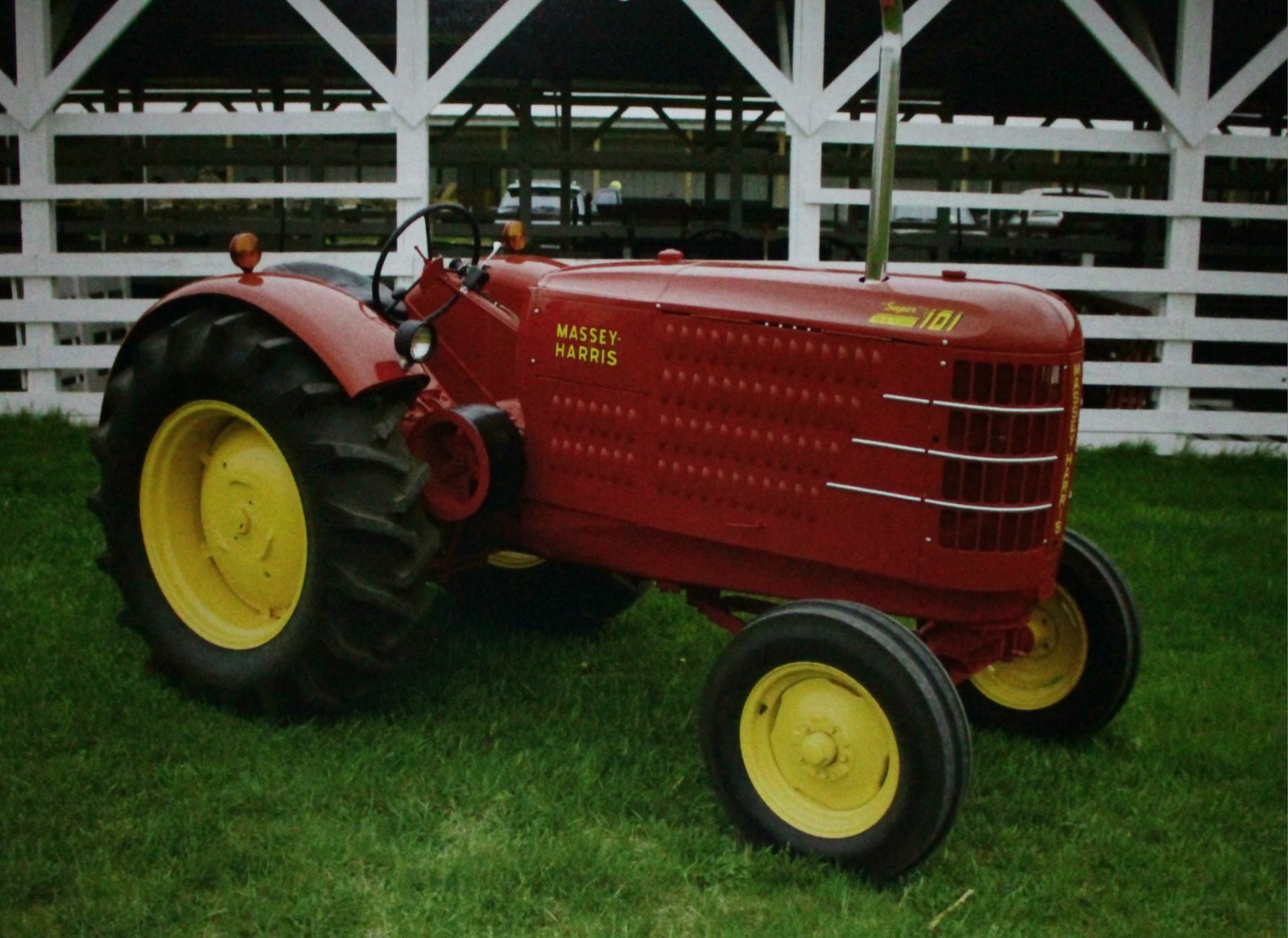 Massey Harris Tractor Vintage Picture Wall Art Original Country Farm Decor