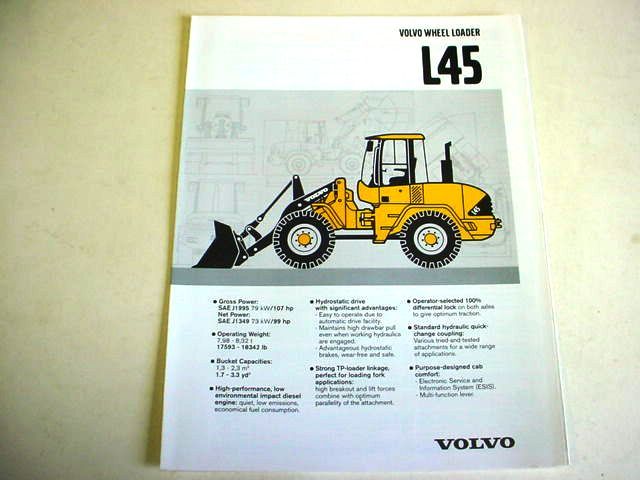 Volvo L45 Wheel Loader Brochure