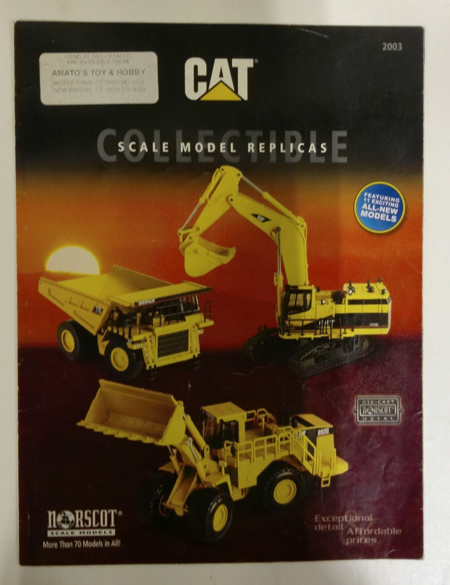 Lot of 4 CAT Norscot Scale Model Replicas Catalogs 2002-2005