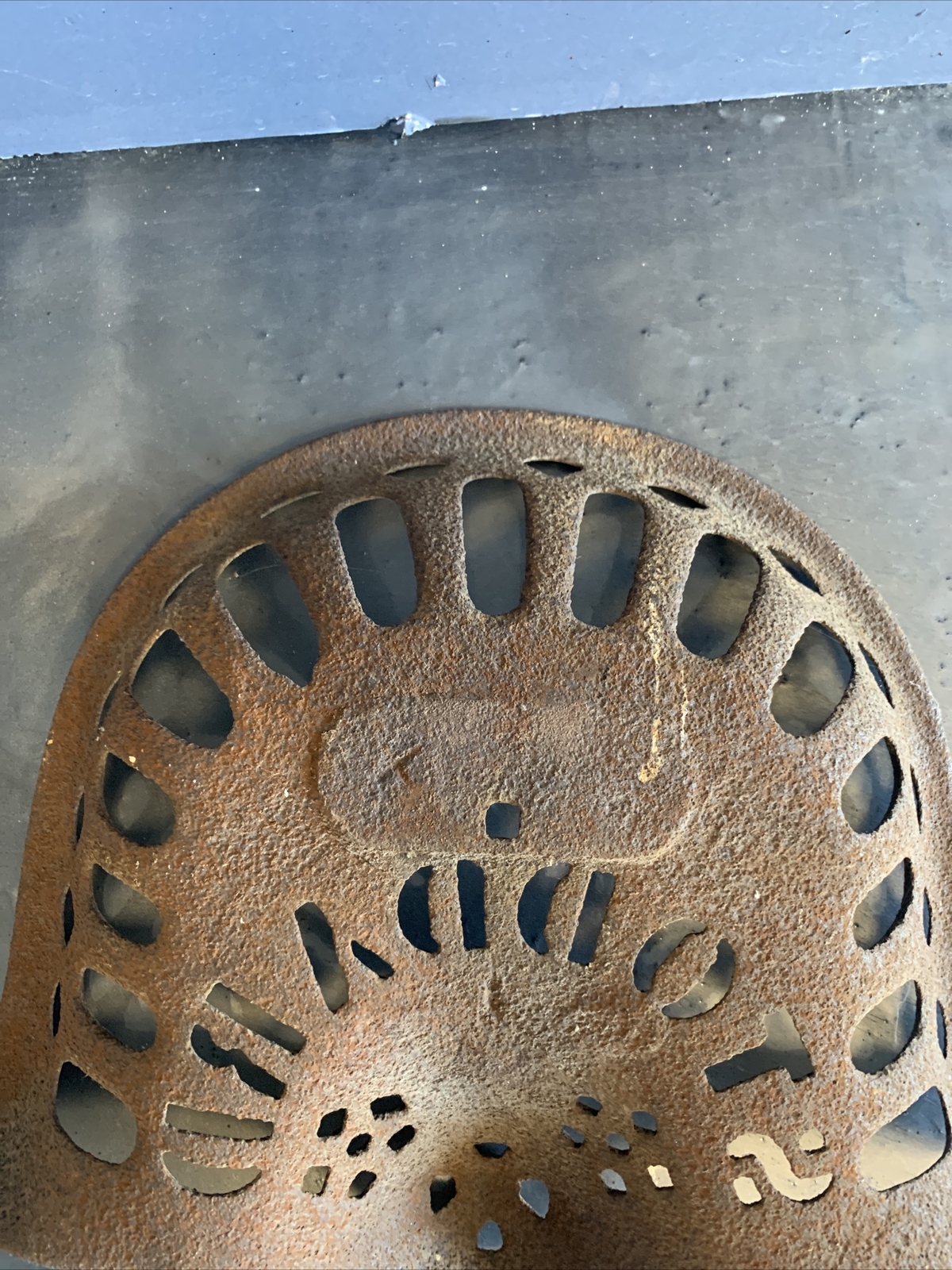 Vintage Stoddard Cast Iron Tractor Seat Antique Farm Tools Equipment