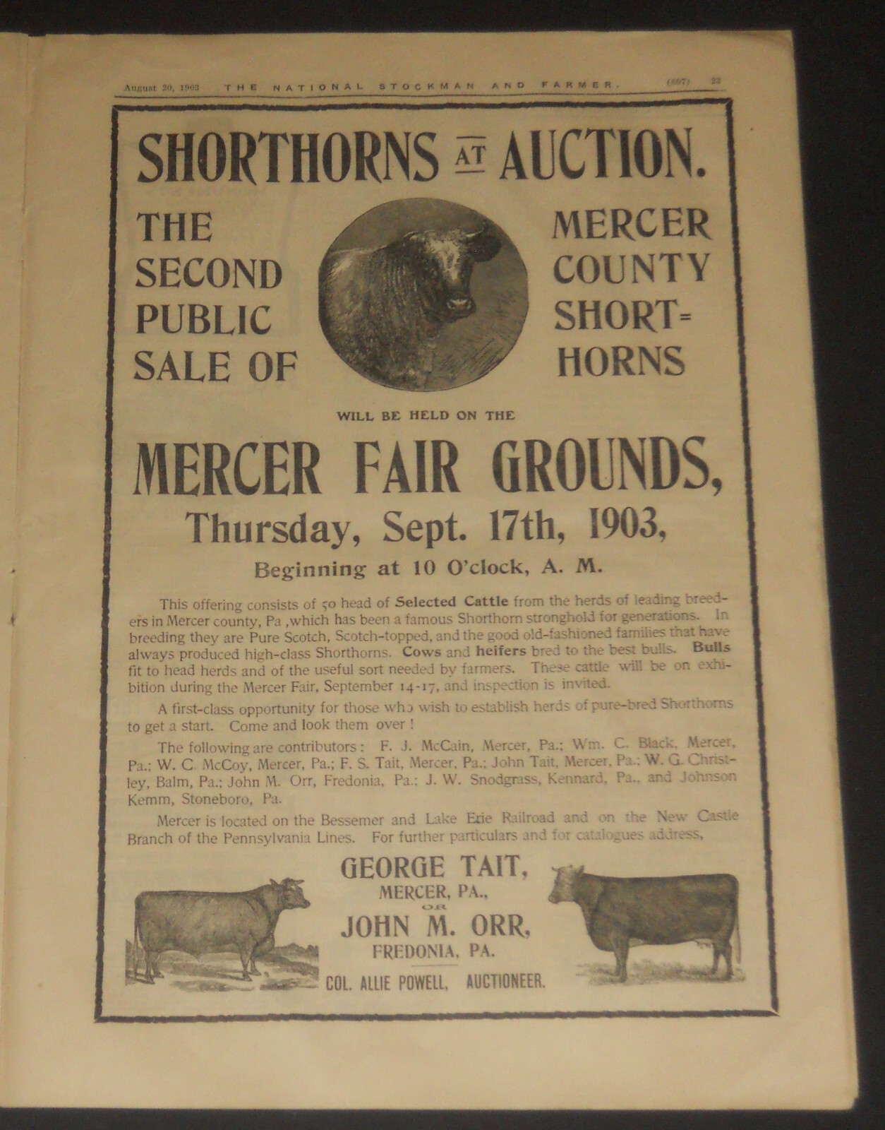 National Stockman and Farmer large size magazine many horse illustrations + ads