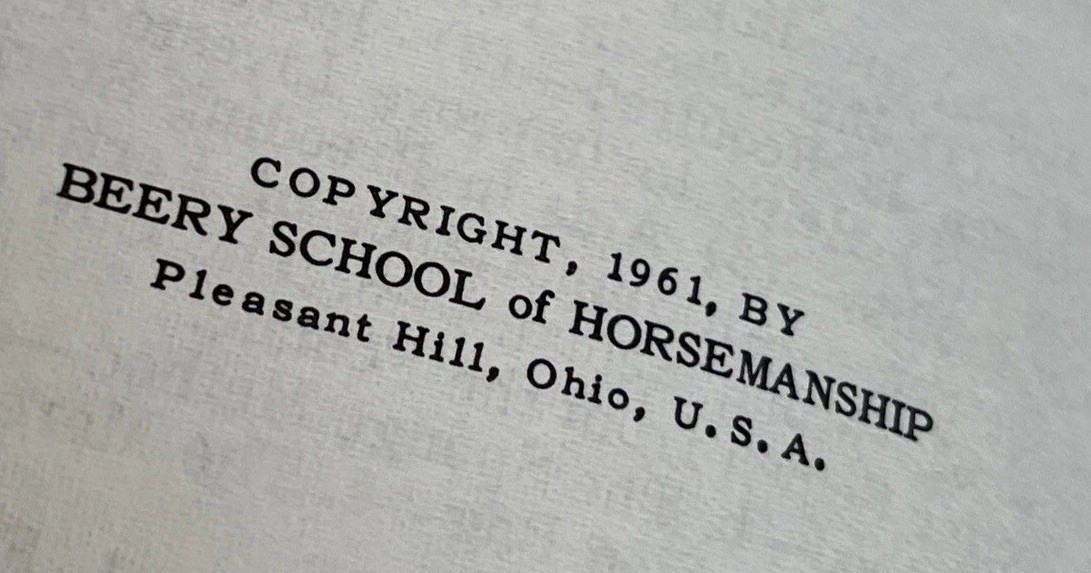 Vintage 1961 Beery School Horsemanship Animal Breeding Course – Partial Set