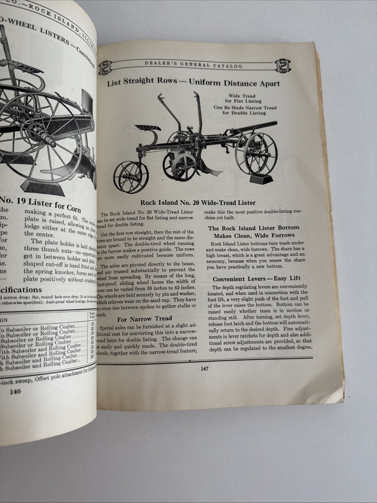 Antique Rock Island Plow Co. – Catalog No. 42 – Rock Island, IL Heider – 286 pgs