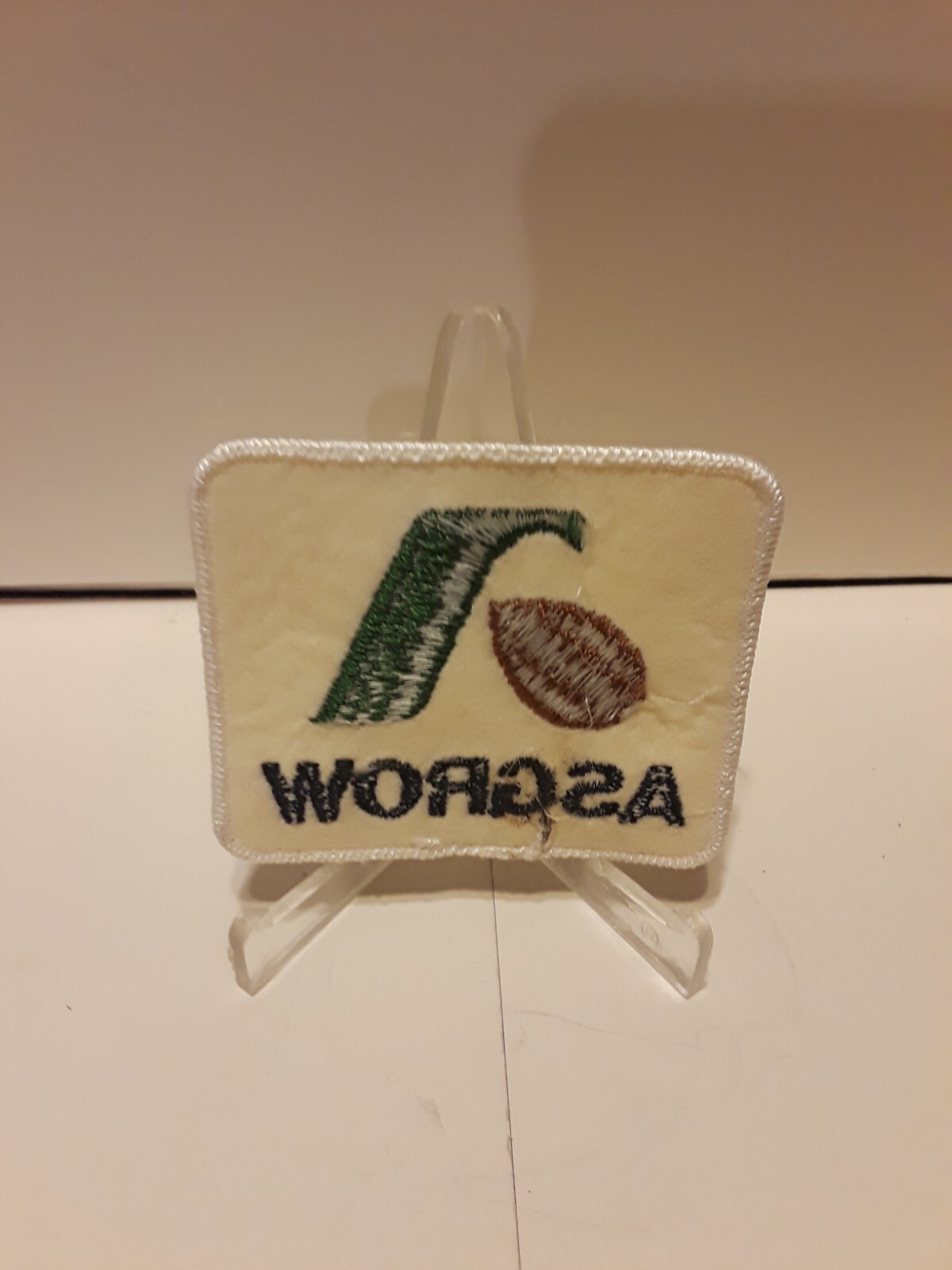 Vintage Asgrow Seeds Iron/Sew on Patch 3 x 2 1/2