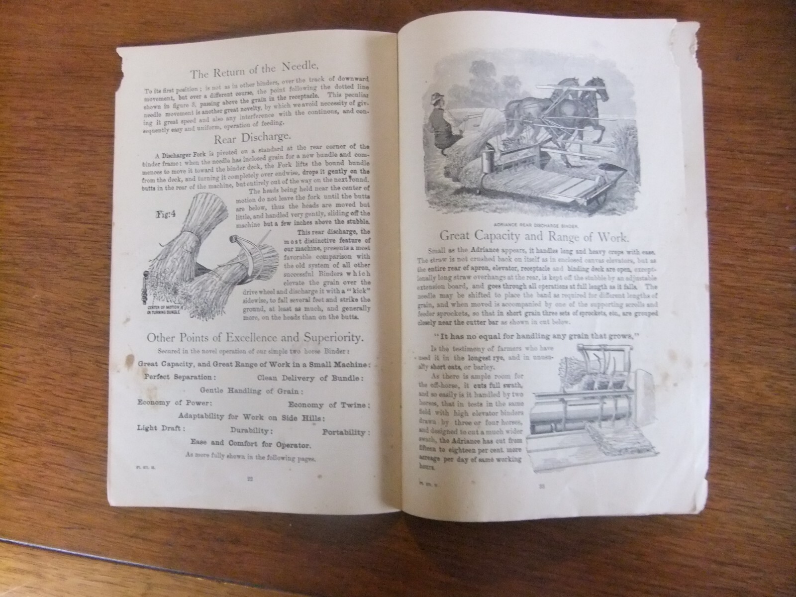 Adriance Platt And Buckeye Harvesting Machinery Catalog Poughkeepsie NY 1894?