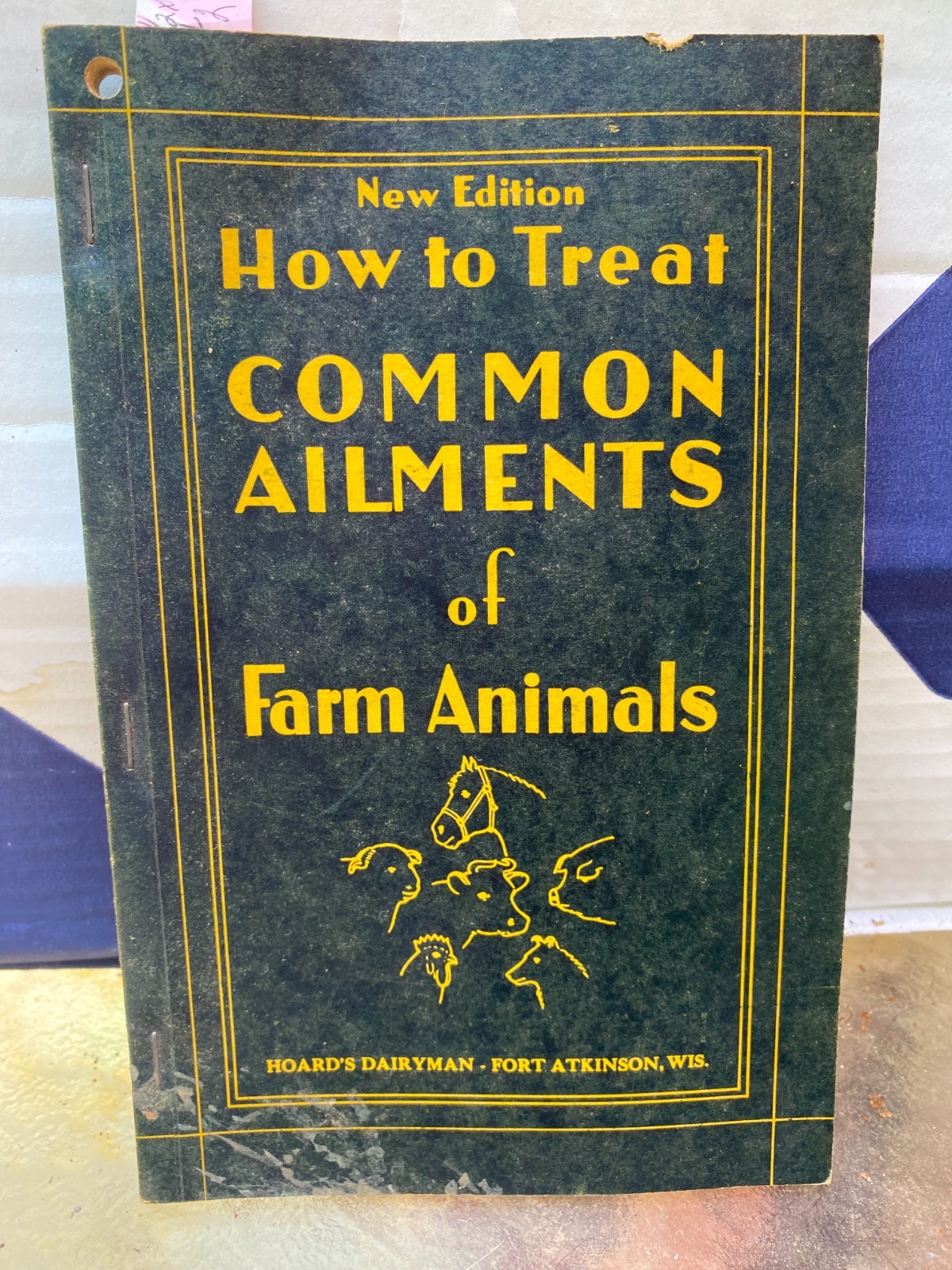 Vintage HOARD&rsquo;S DAIRYMAN How to Treat Common Ailments of Farm Animals 1935