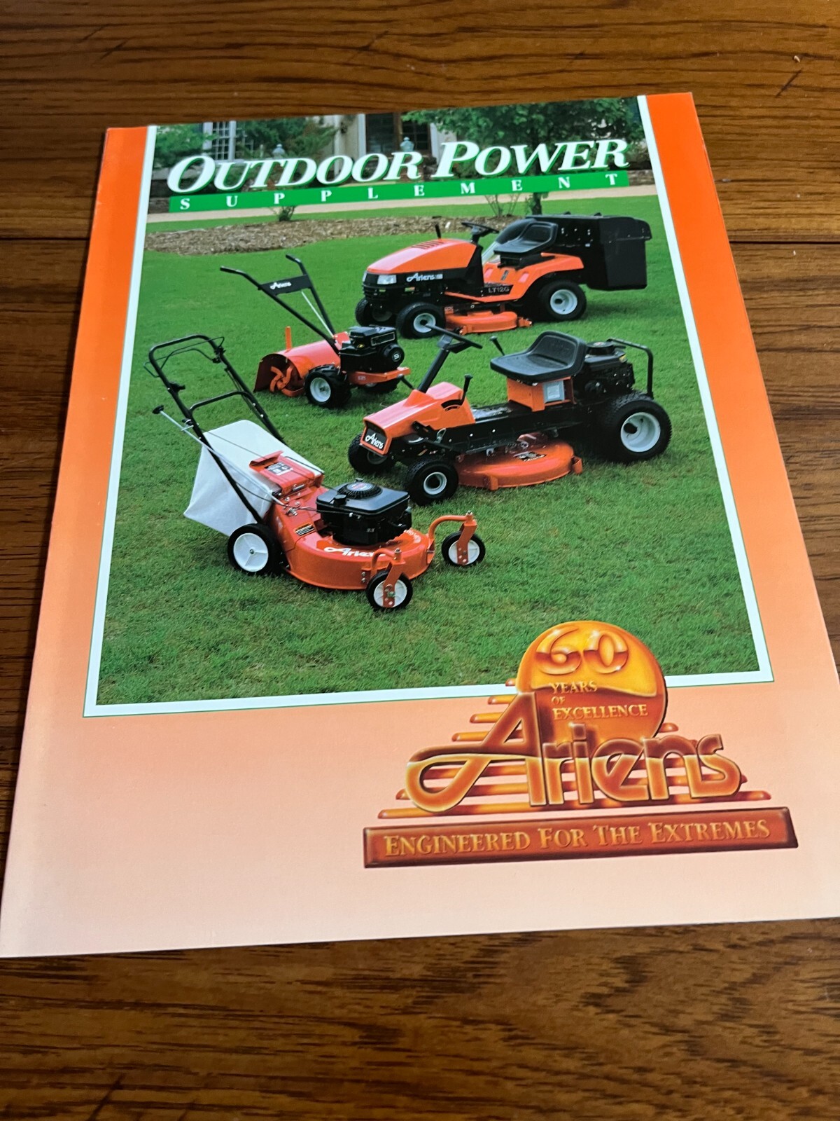 Aries Outdoor Power Equipment Buyers Guide Brochure FCCA