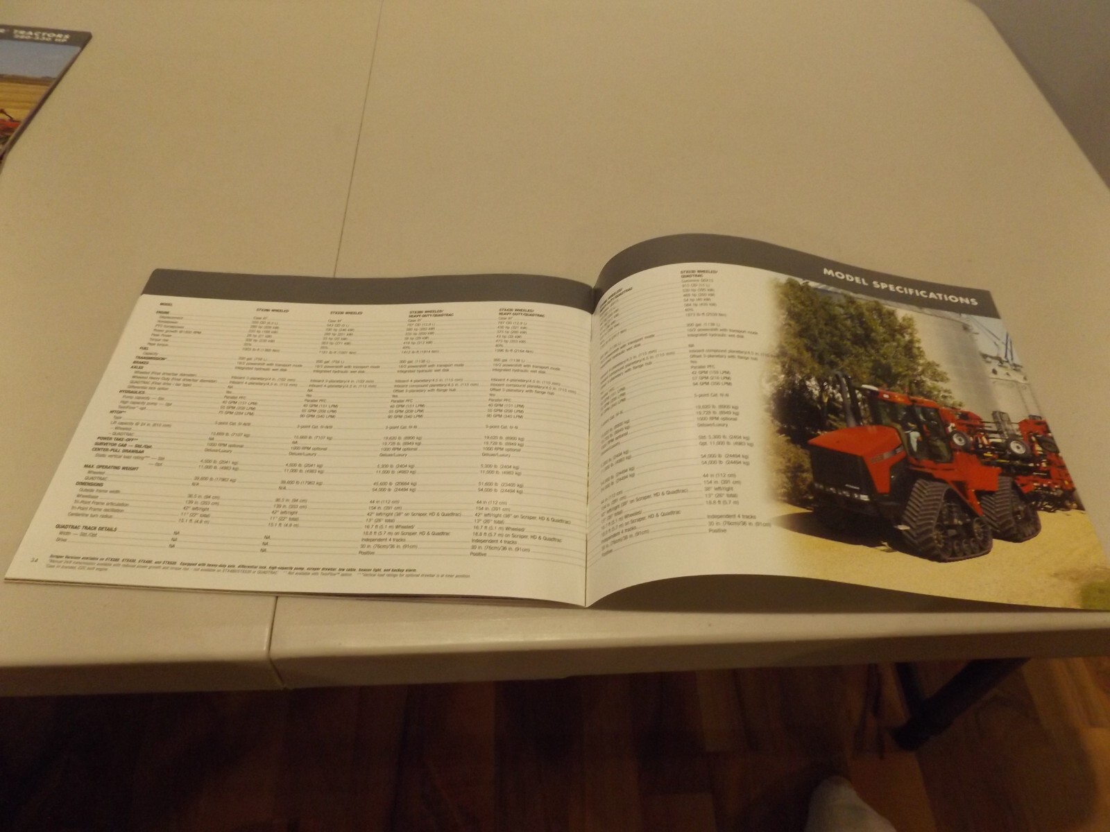 CASE-IH STX SERIES STEIGER TRACTORS 280-530 HP, LIT # CIH4180512 2006