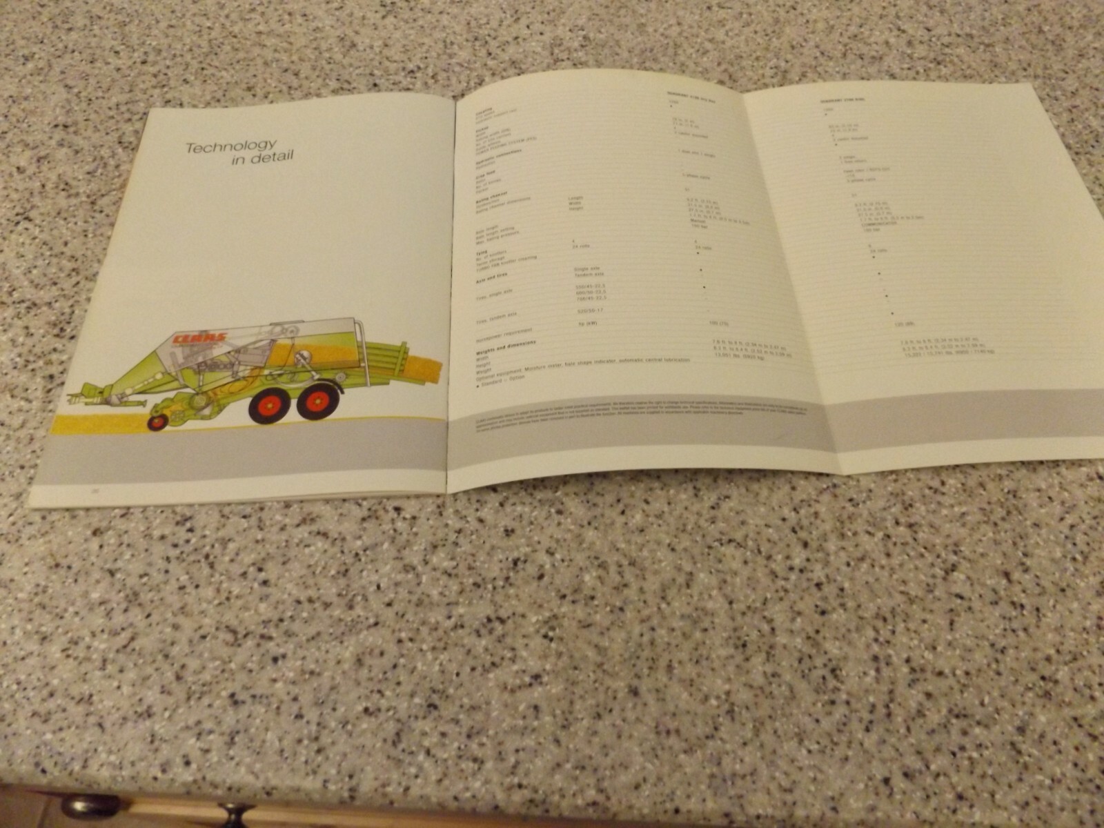 CLAAS QUADRANT 2100 DRY HAY / 2100R / 2100 RC, LIT # 10 2006