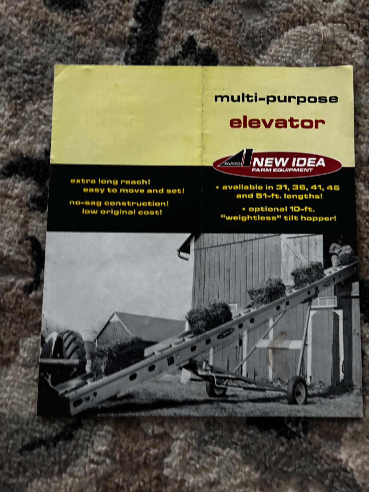 New Idea Multi-purpose Elevator For 1971 Brochure DCPA26
