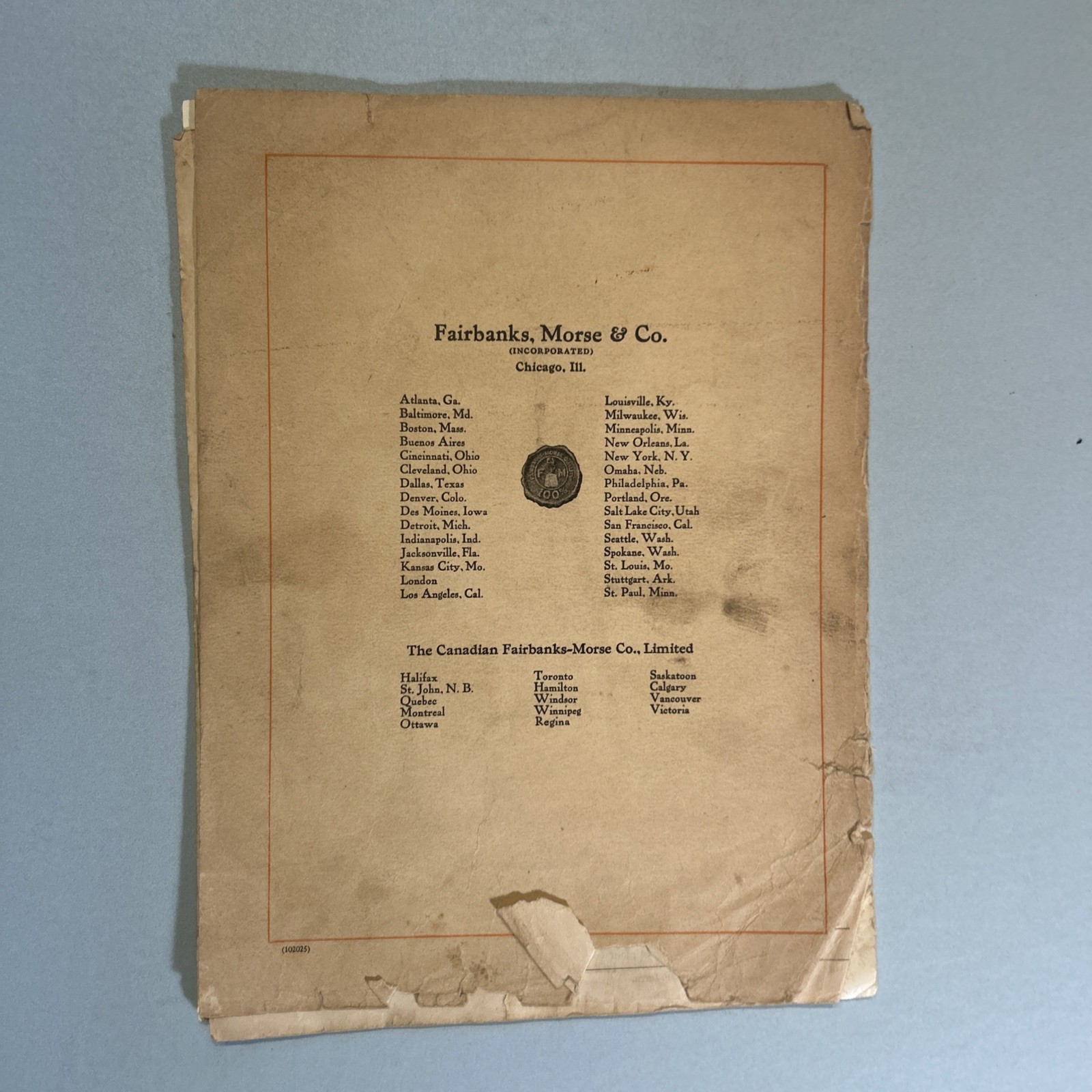 Fairbanks Morse Double Duty Light Plant Catalog Z Engine 1922 Vintage Original