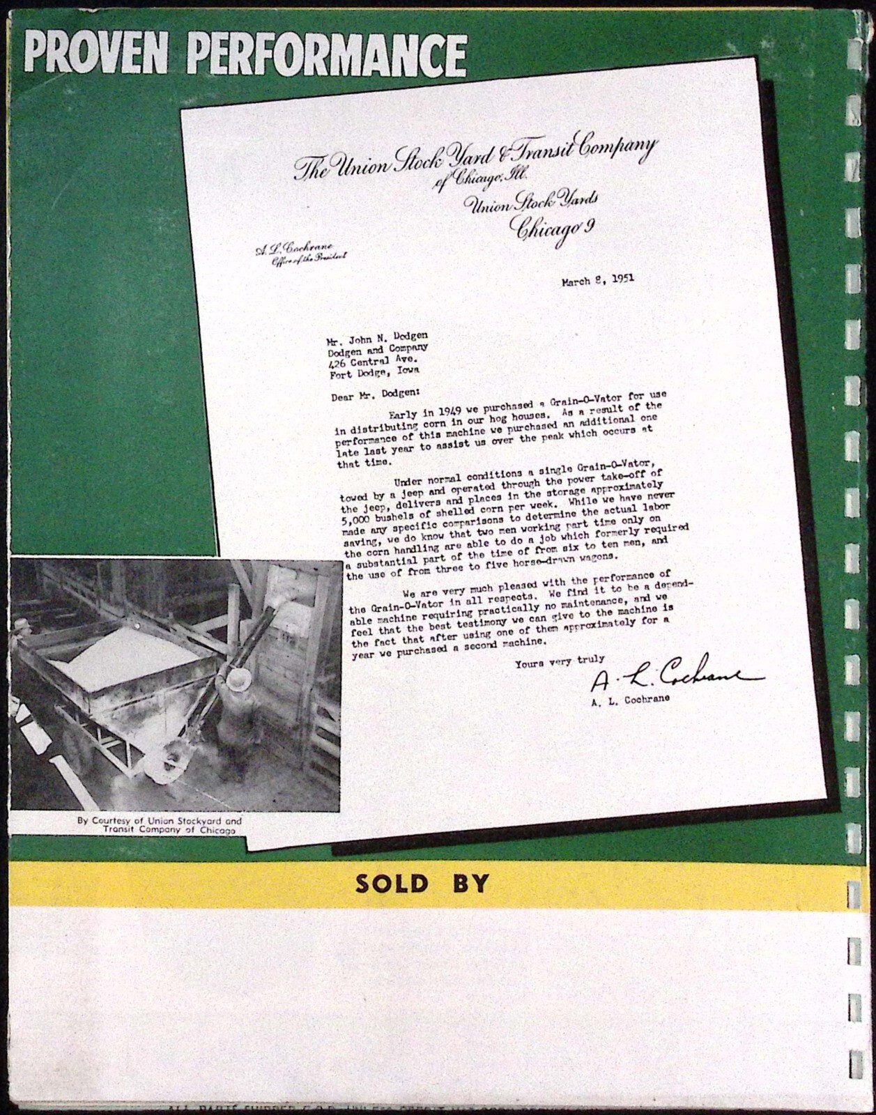 1957 North American Grain O Vator Hauls Unloads Elevates Mixes Dealer Brochure