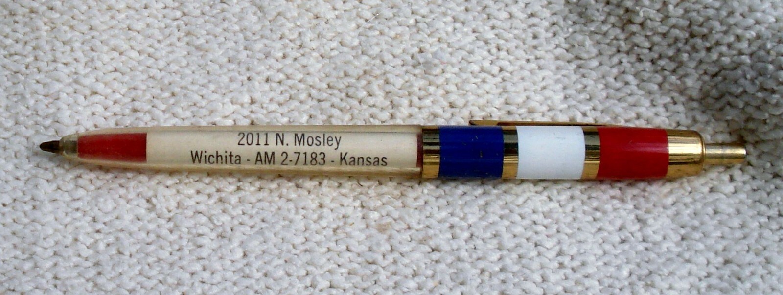 Stucky Feeders Supply Wichita KS Better Feed Vtg Click Pen Promo Advertising