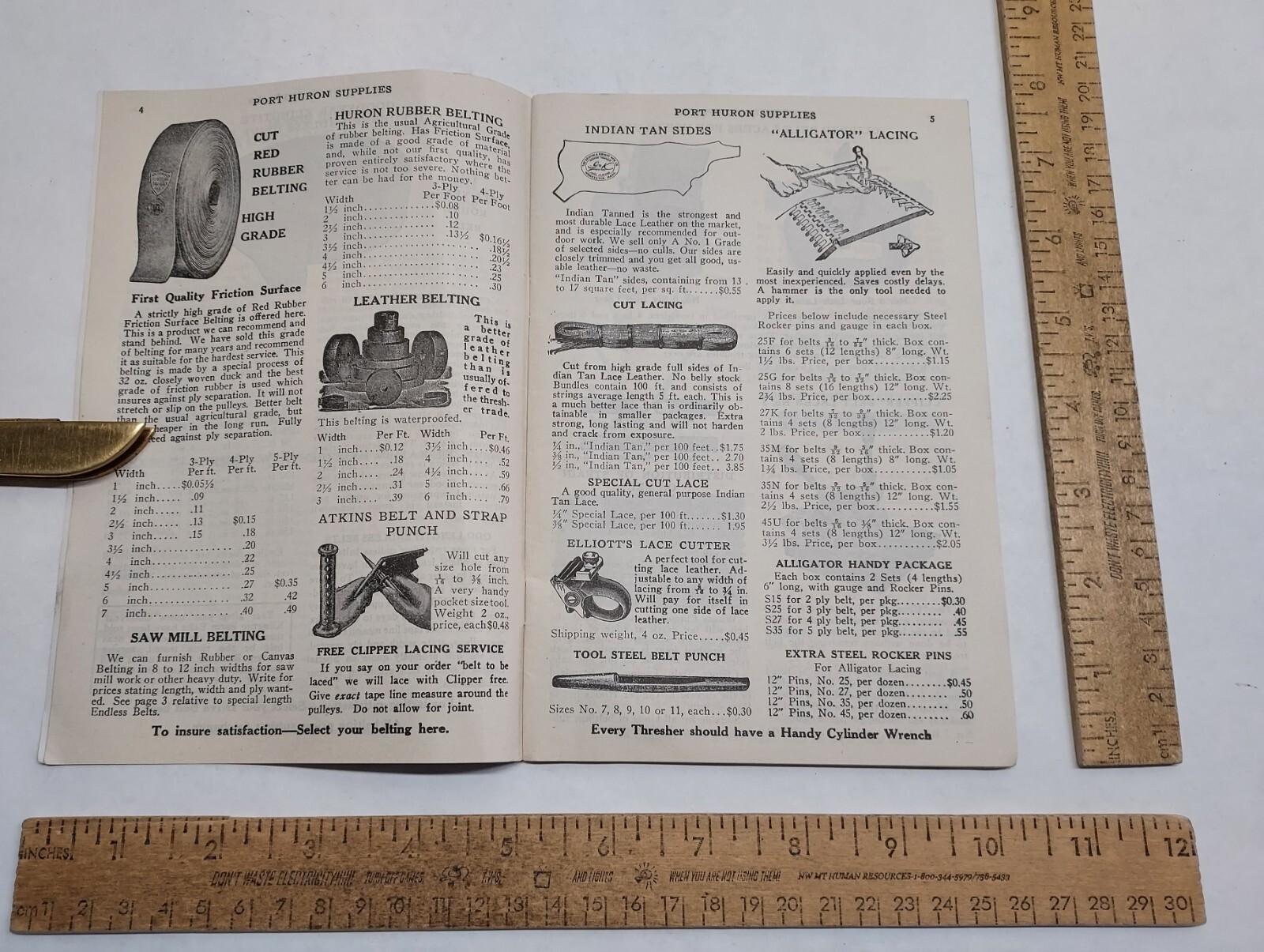 1939 – SUPPLY CATALOG – PORT HURON – 43rd Year Book – listing #7380