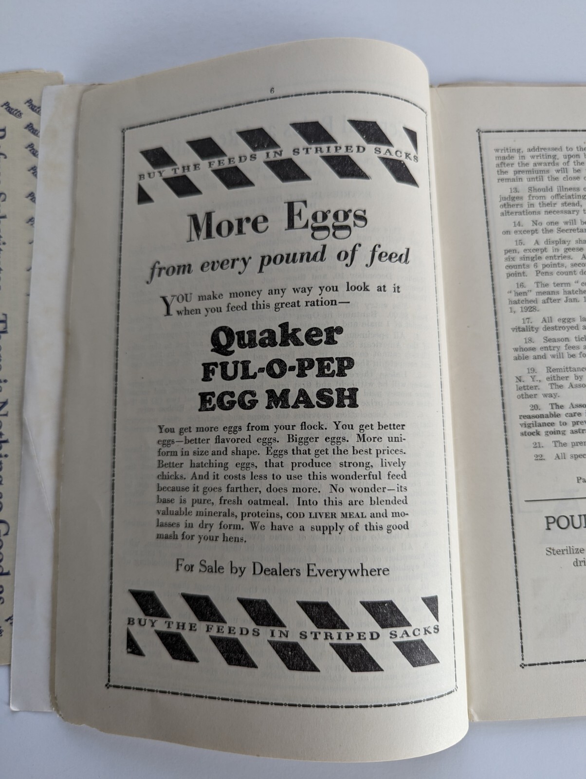 1928 Greater Utica NY Poultry Show Farm Advertising Book Entry Forms