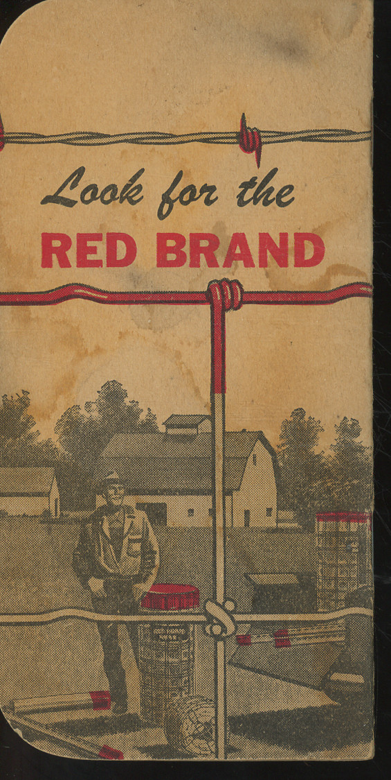 Vintage 1920s Keystone Wire and Fence Steel Co. Memo Book Peoria Illinois