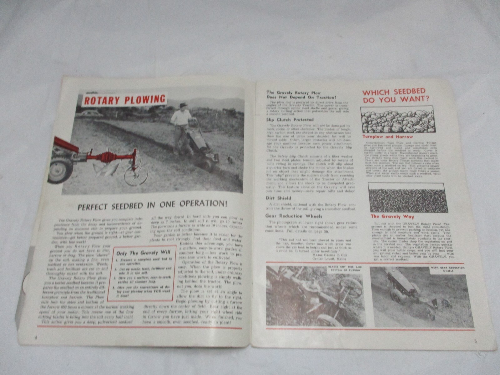 1953 Gravely Power Equipment Catalog Lawn Garden Farm Equipment