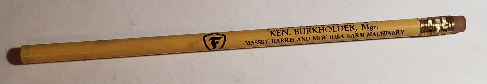 Massey Harris & New Idea Dealer Adv. Pencil, T.M. Peters, Sterling, Illinois