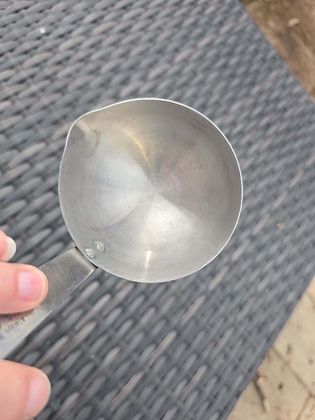 Vernco Ladle MCM Vintage Advertising Carls Oil Hinckley Stainless Steel Japan