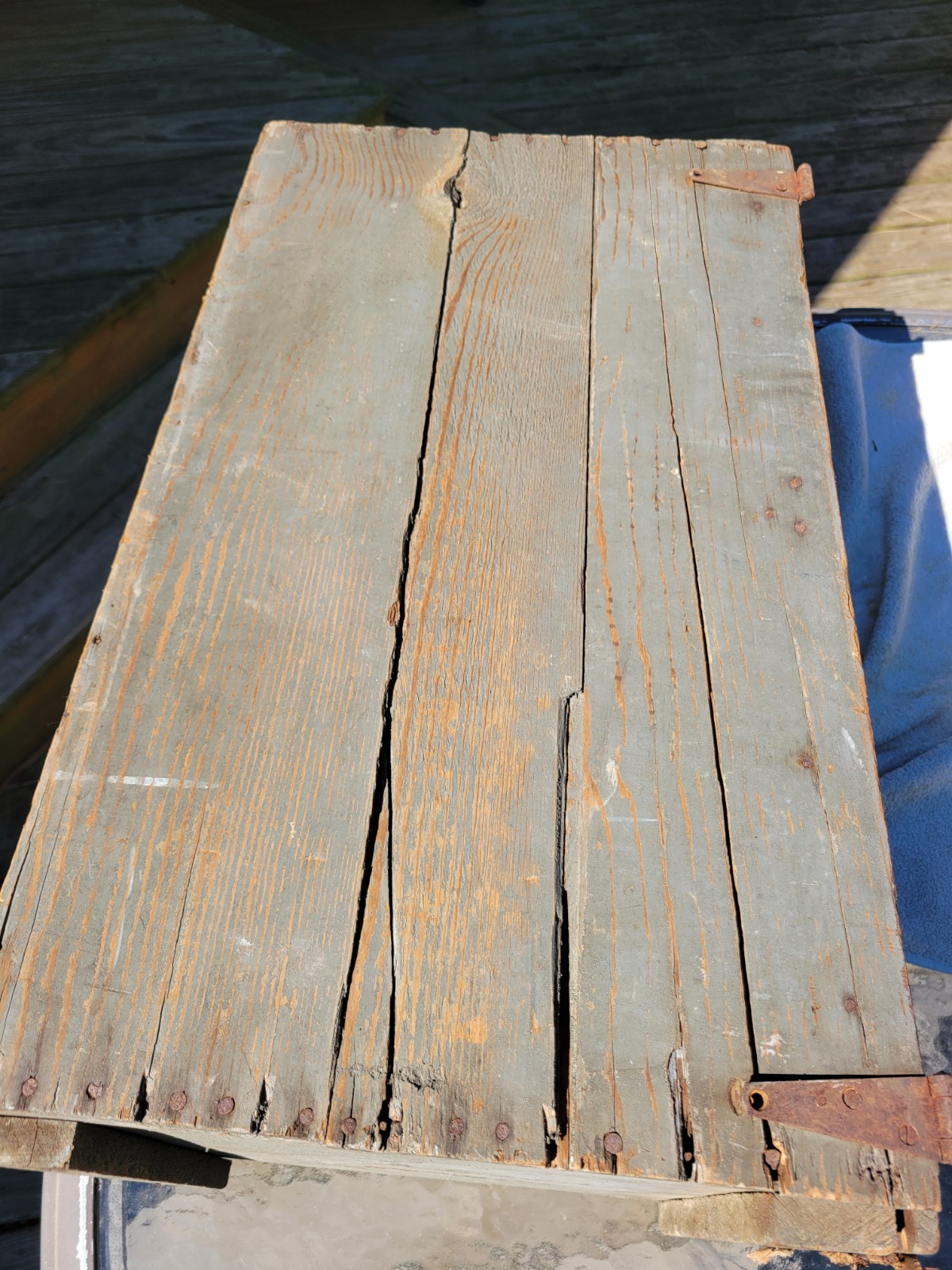 Vintage Ashland Ohio Dr Hess And Clark Poultry Pan-A-Min Wood Shipping Crate