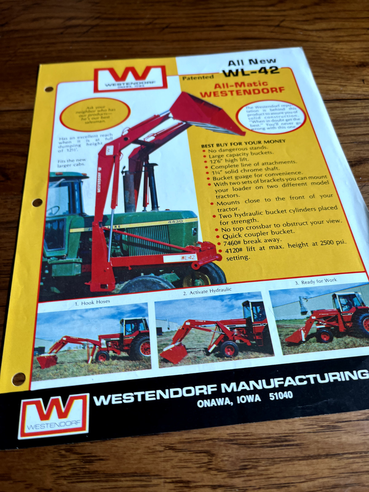 Westendorf WL-42 Loader Brochure BAOH