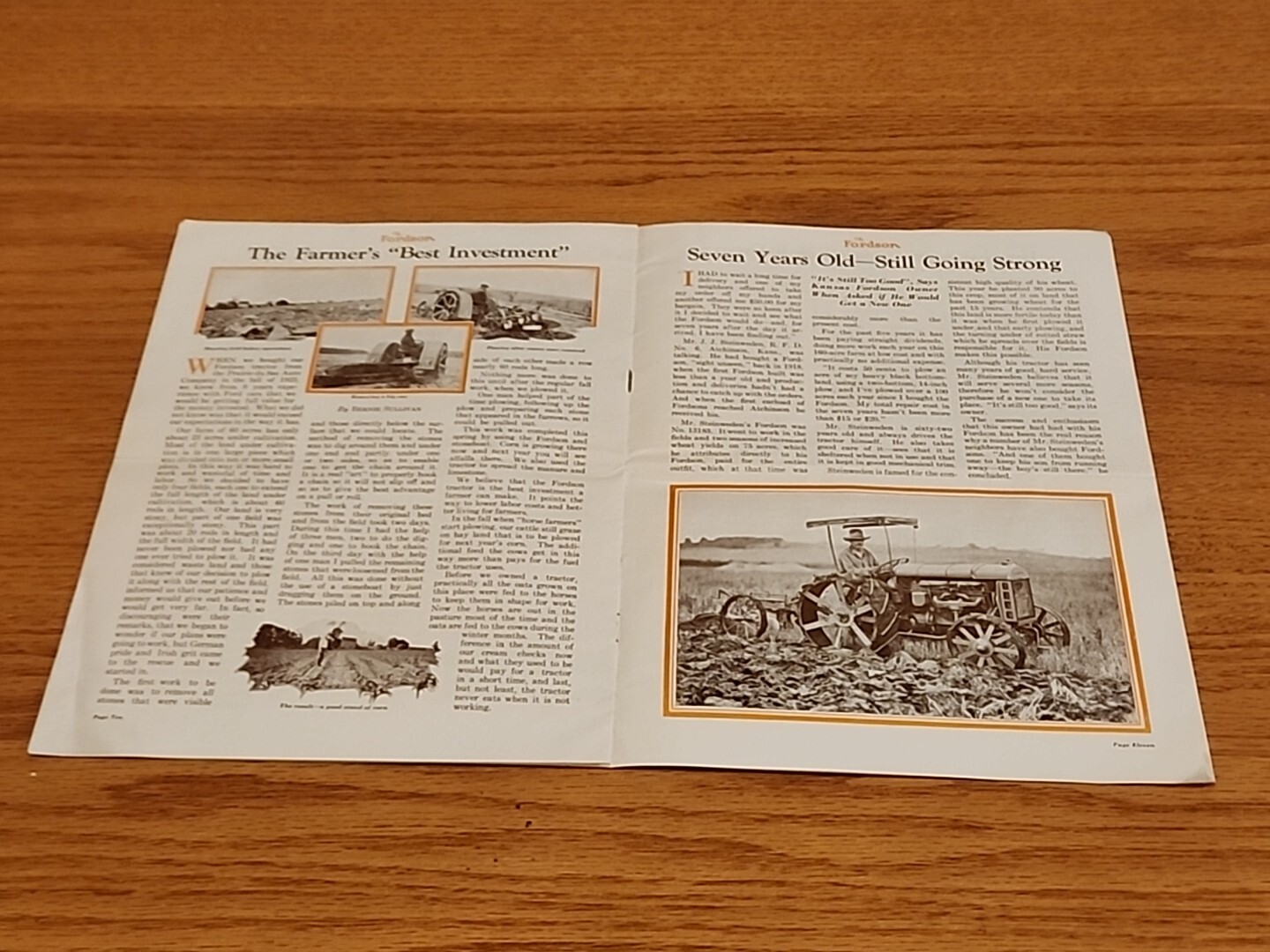 The Fordson Magazine October 1925 Vintage Original