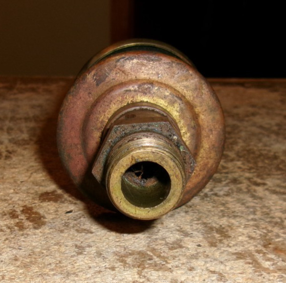 vintage J.E. Lonergans brass oiler for parts or repair used