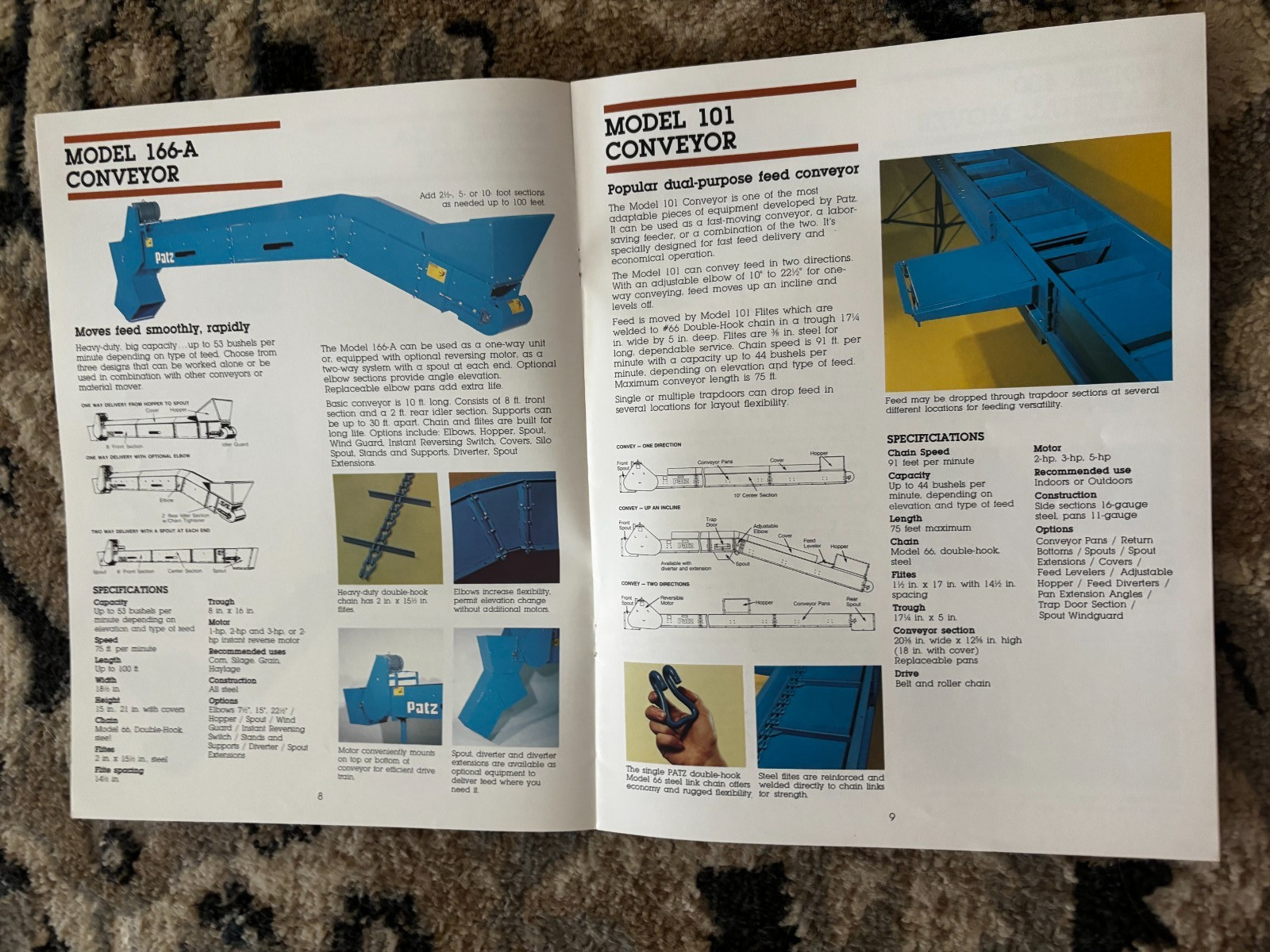 Patz Feeding Systems For 1983 Brochure DCPA26