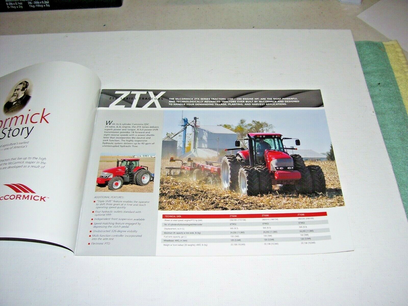 McCORMICK TRACTOR FULL-LINE CATALOG SALES BROCHURE, 2005 with SPECS