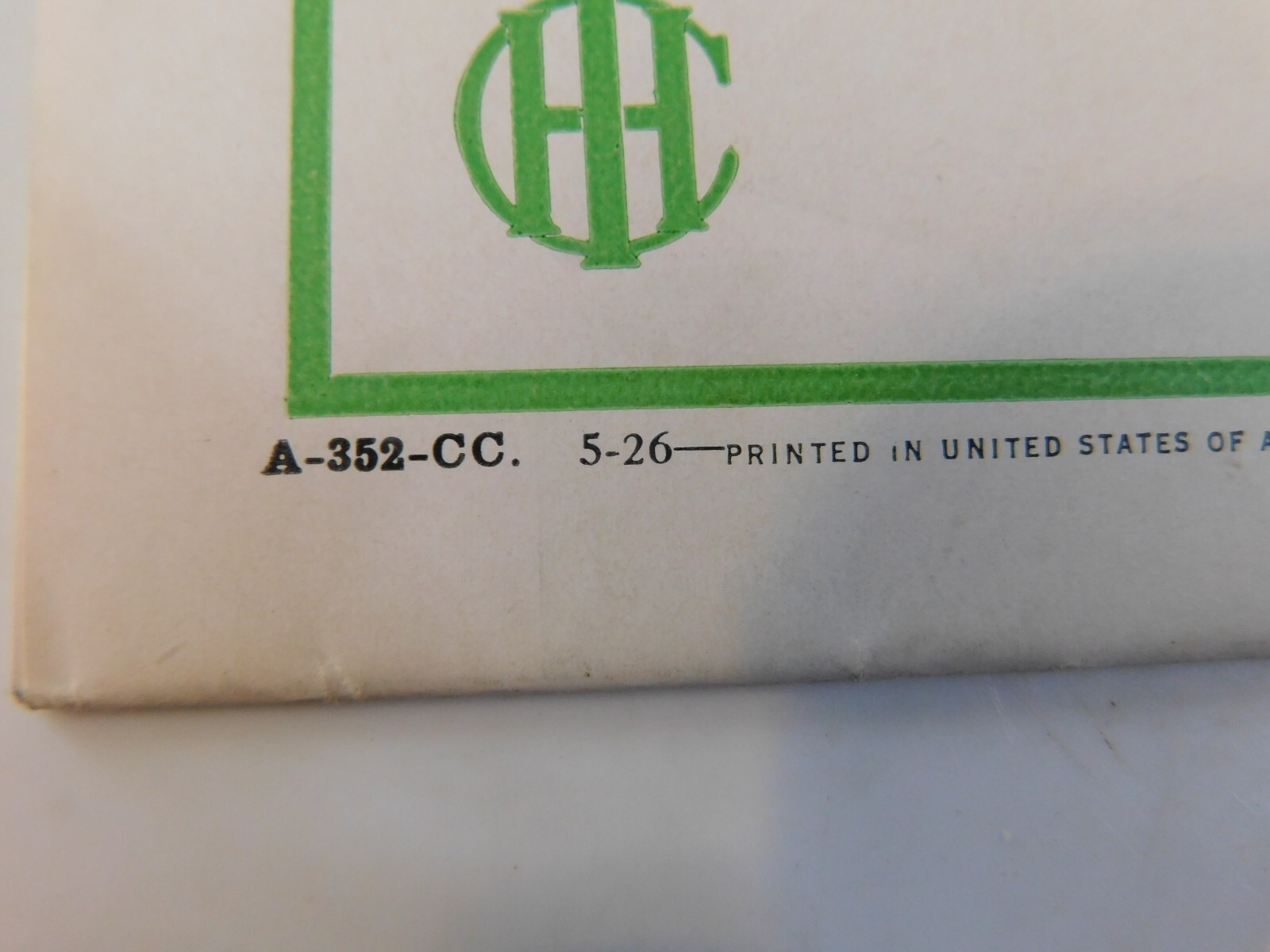 1926 McCORMICK DEERING ROUGHAGE & HAMMER MILLS SALES BROCHURE FOLDOUT NO TEARS