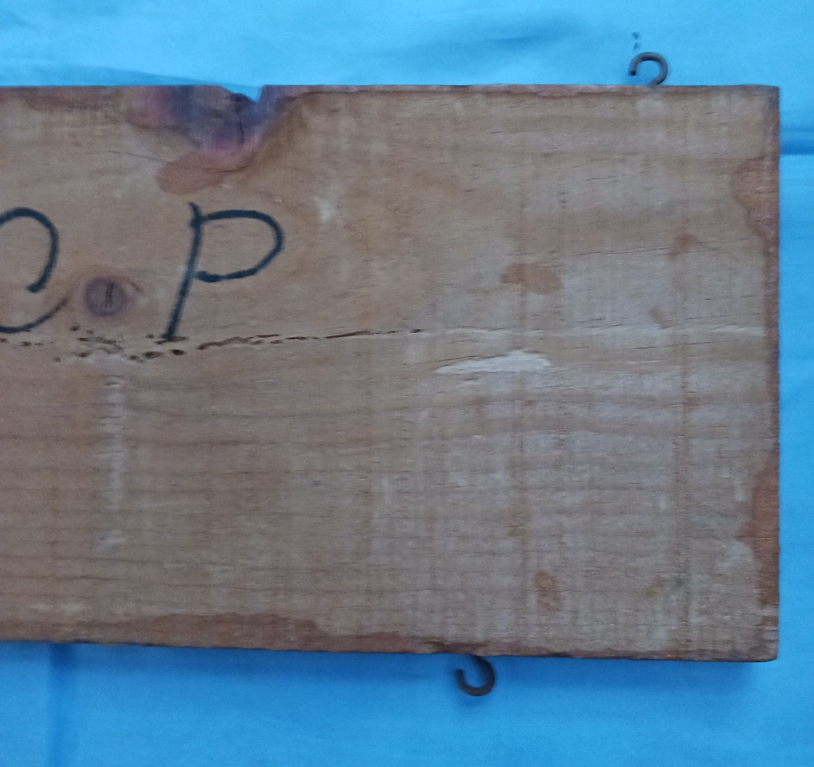Vintage HIGH HAND Loomis Fruits Growers RED ROY PLUMS Wood Crate Piece 16&Prime; x 6&Prime;