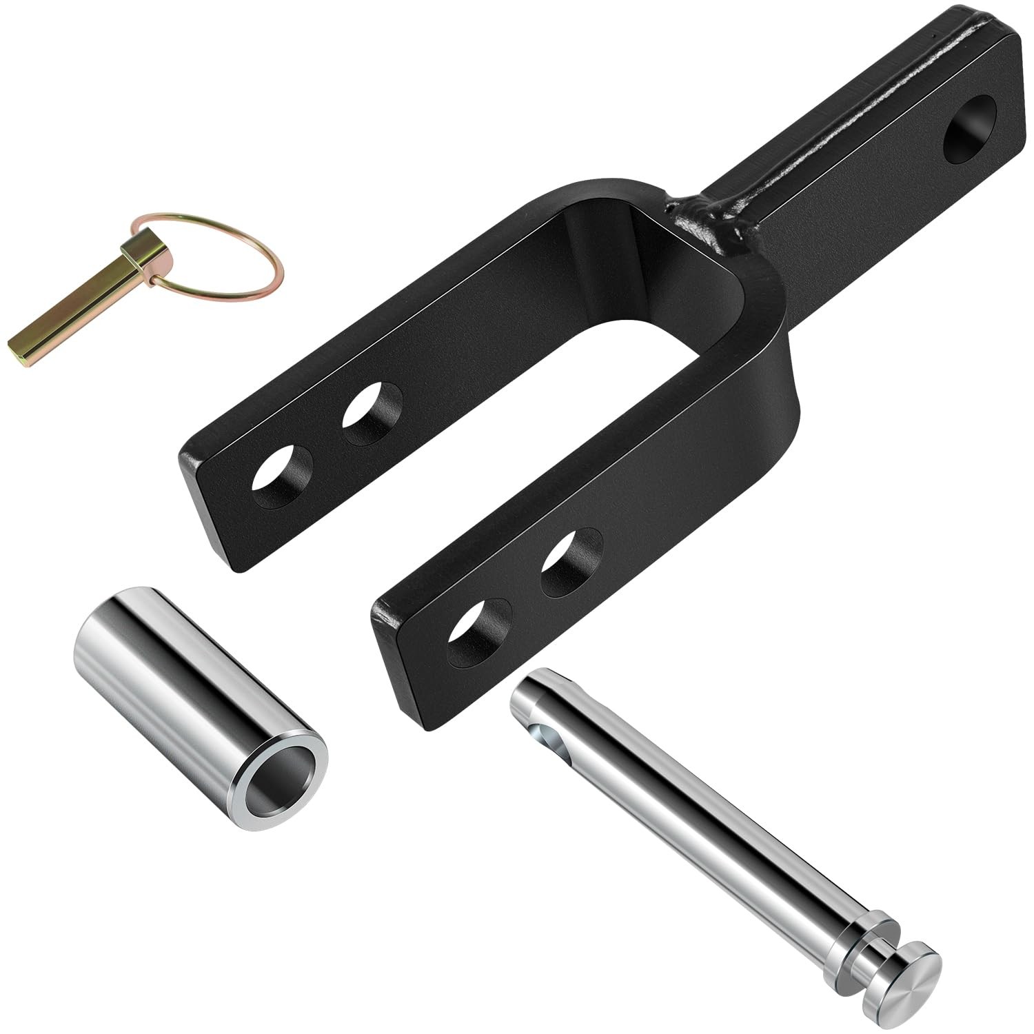 Versatile Quick Hitch Adapter with Adapter Sleeve Used to Adjust Top Link Bra…