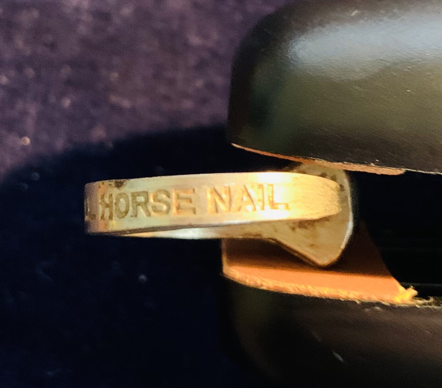 Antique Advertising Capewell Horse Nail Co. Ring 6