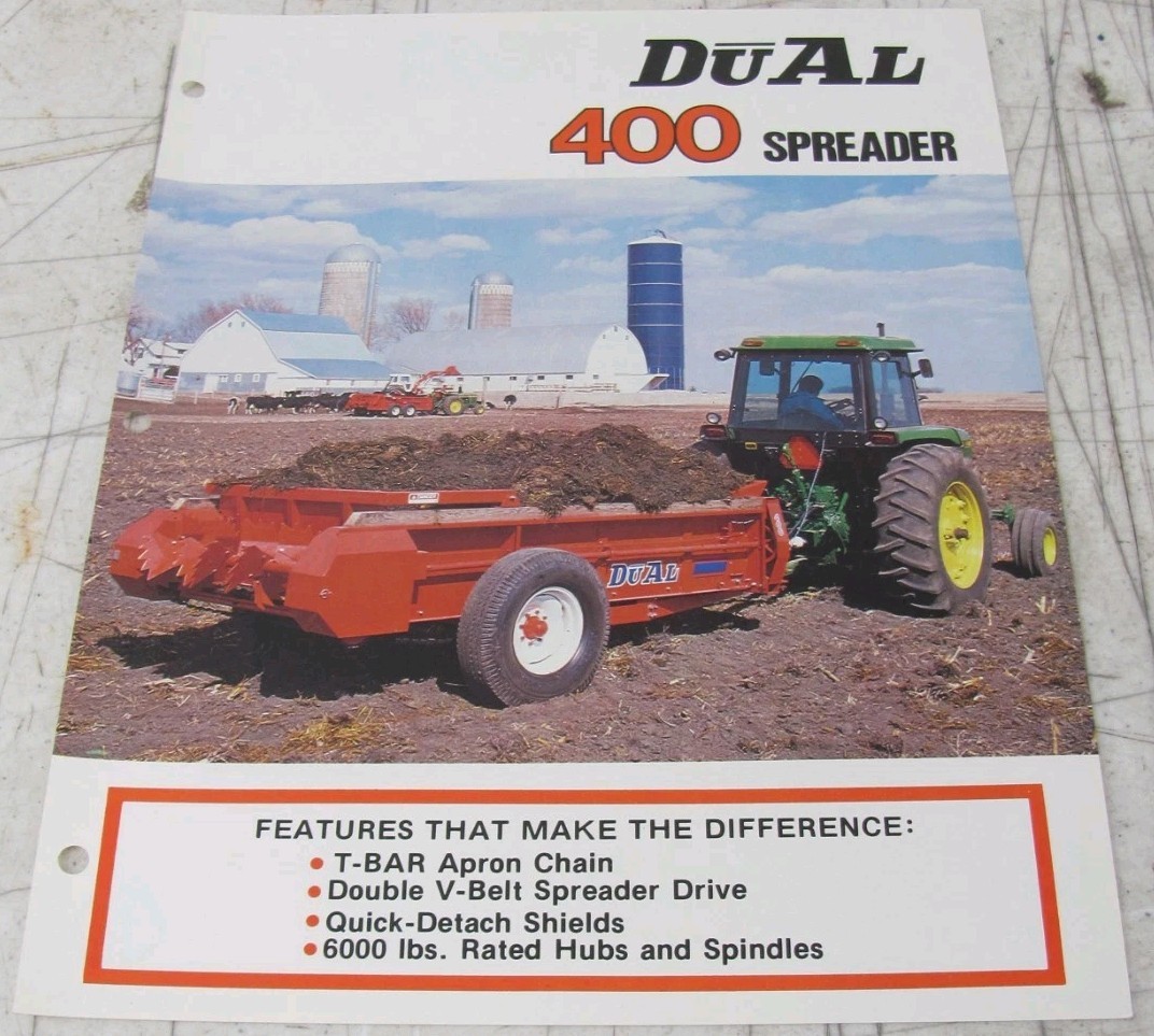 Dual Model 400 Spreader Sales Flyer S-224
