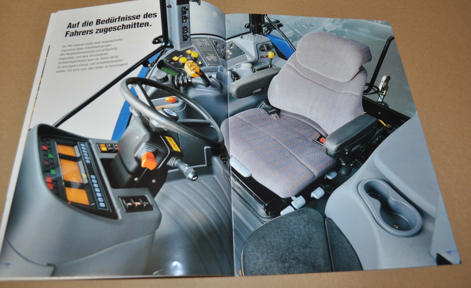 2002 New Holland TM120 TM130 TM140 TM155 TM175 TM190 Tractor Brochure Prospekt D