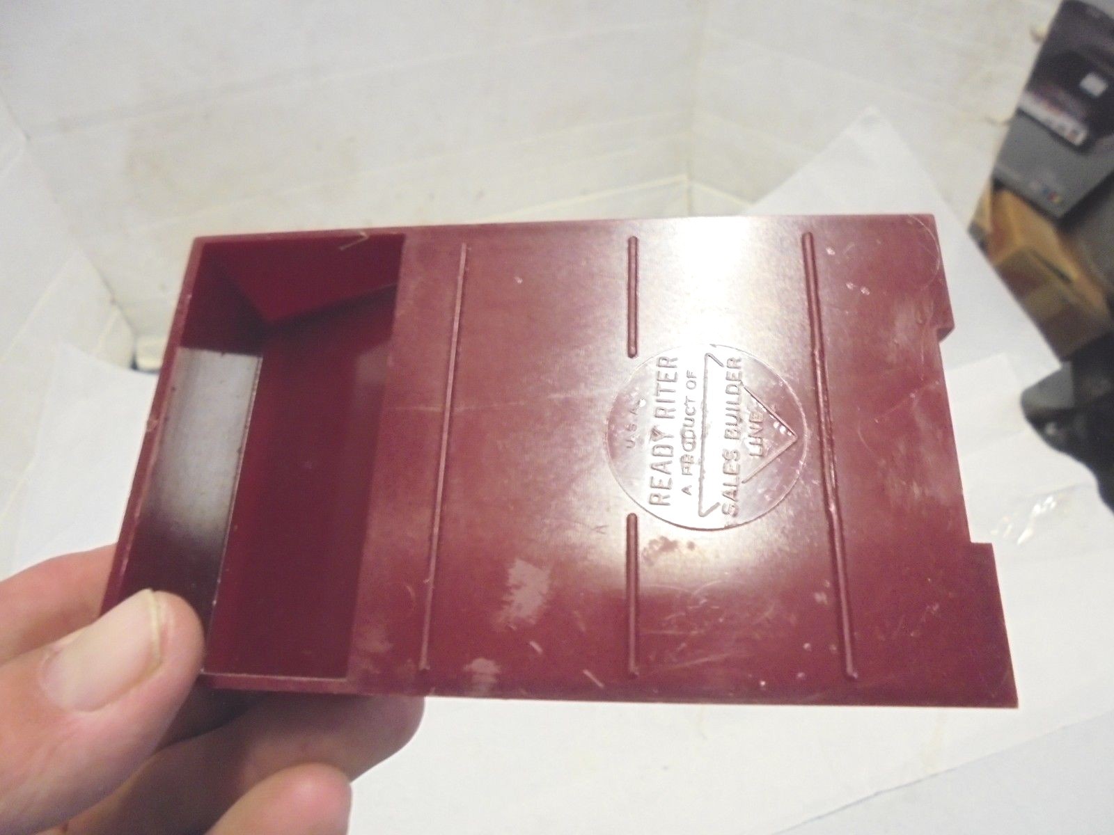 plastic note holder christie & larsen livestock buying belmond iowa no paper