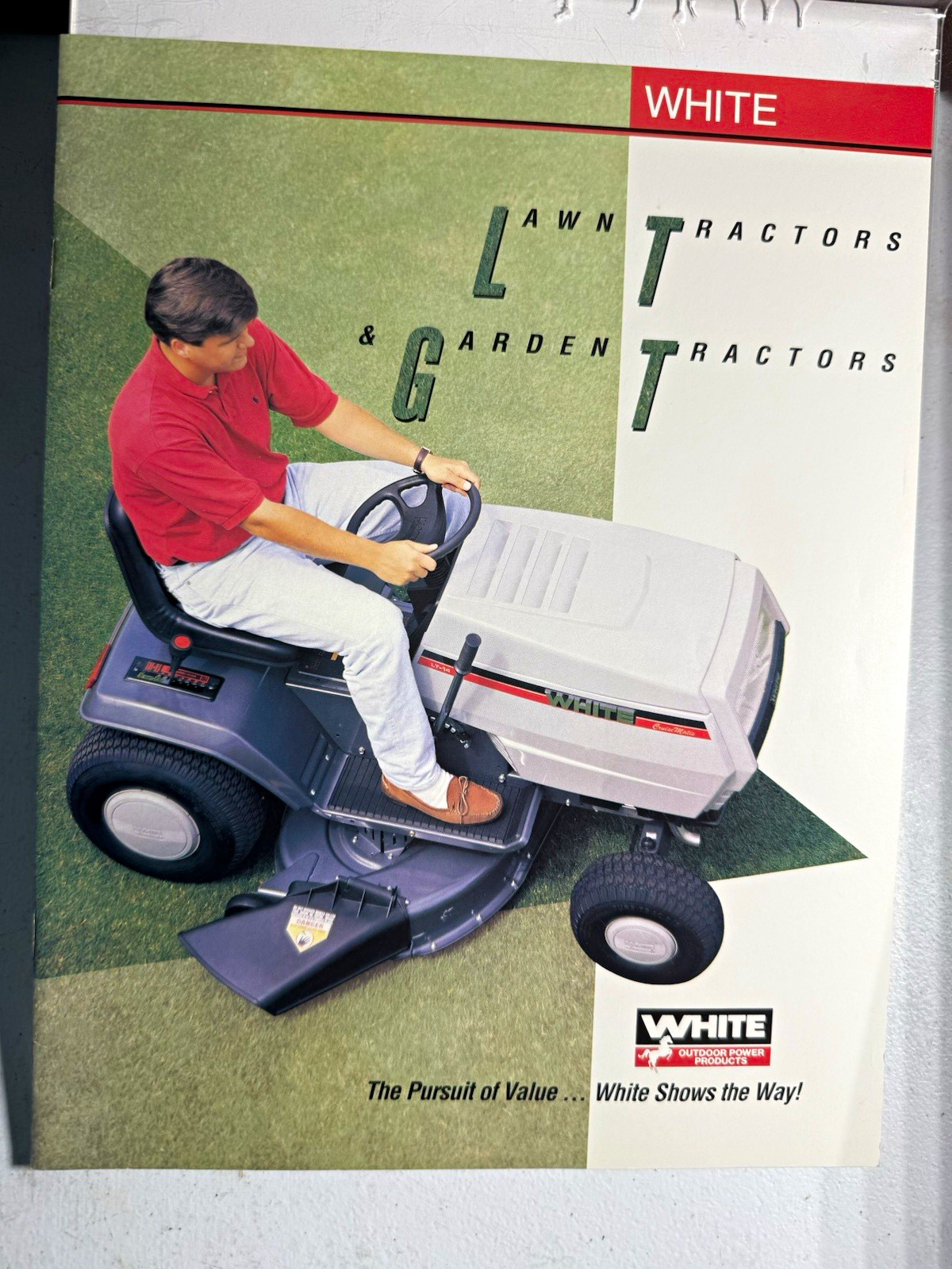 White Lawn & Garden Tractors Advertising Brochure 1992